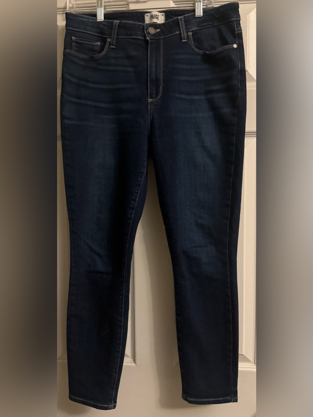 PAIGE Dark Indigo Skinny Jeans